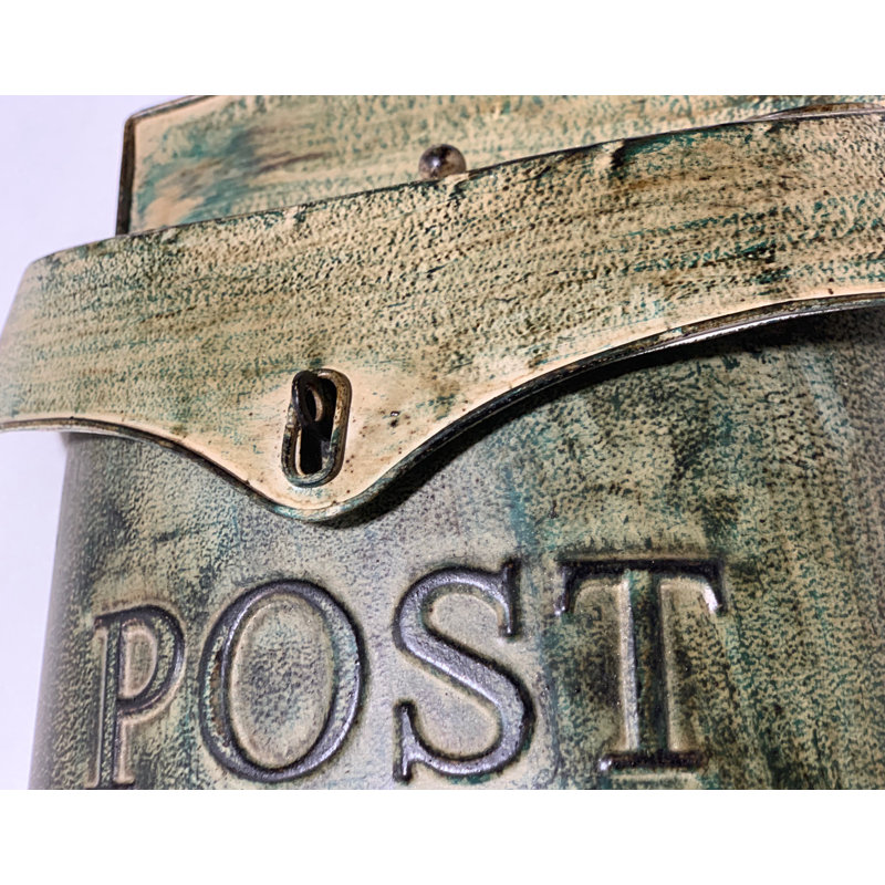 BayAccents Letter Locking Wall Mounted Mailbox & Reviews Wayfair